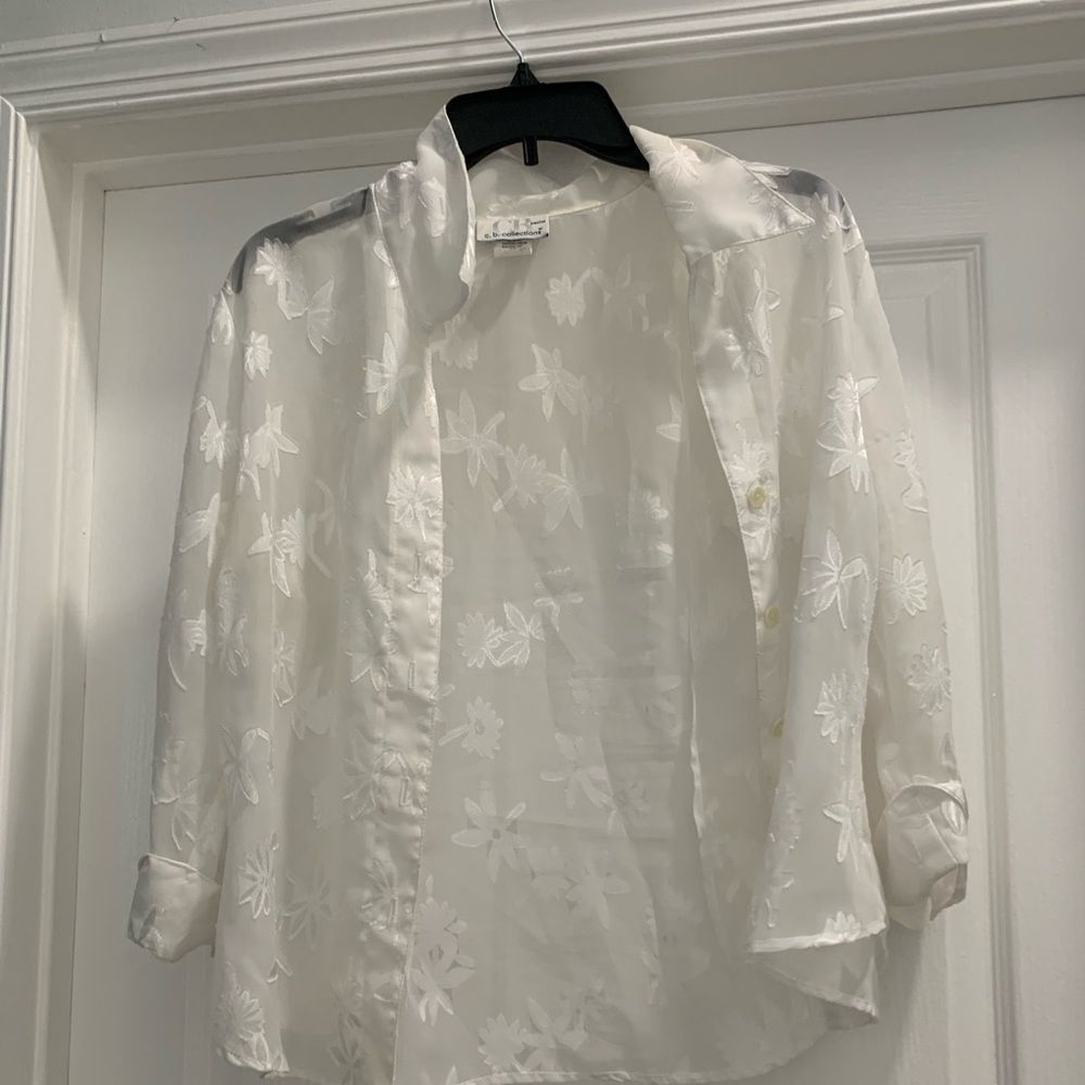 CB collections petite large blouse
